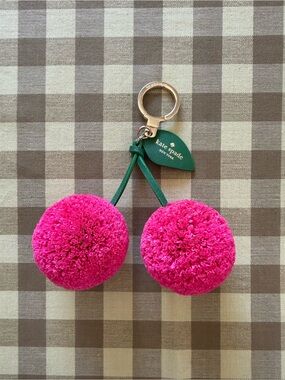 Kate Spade Raffia Cherries Bag Charm